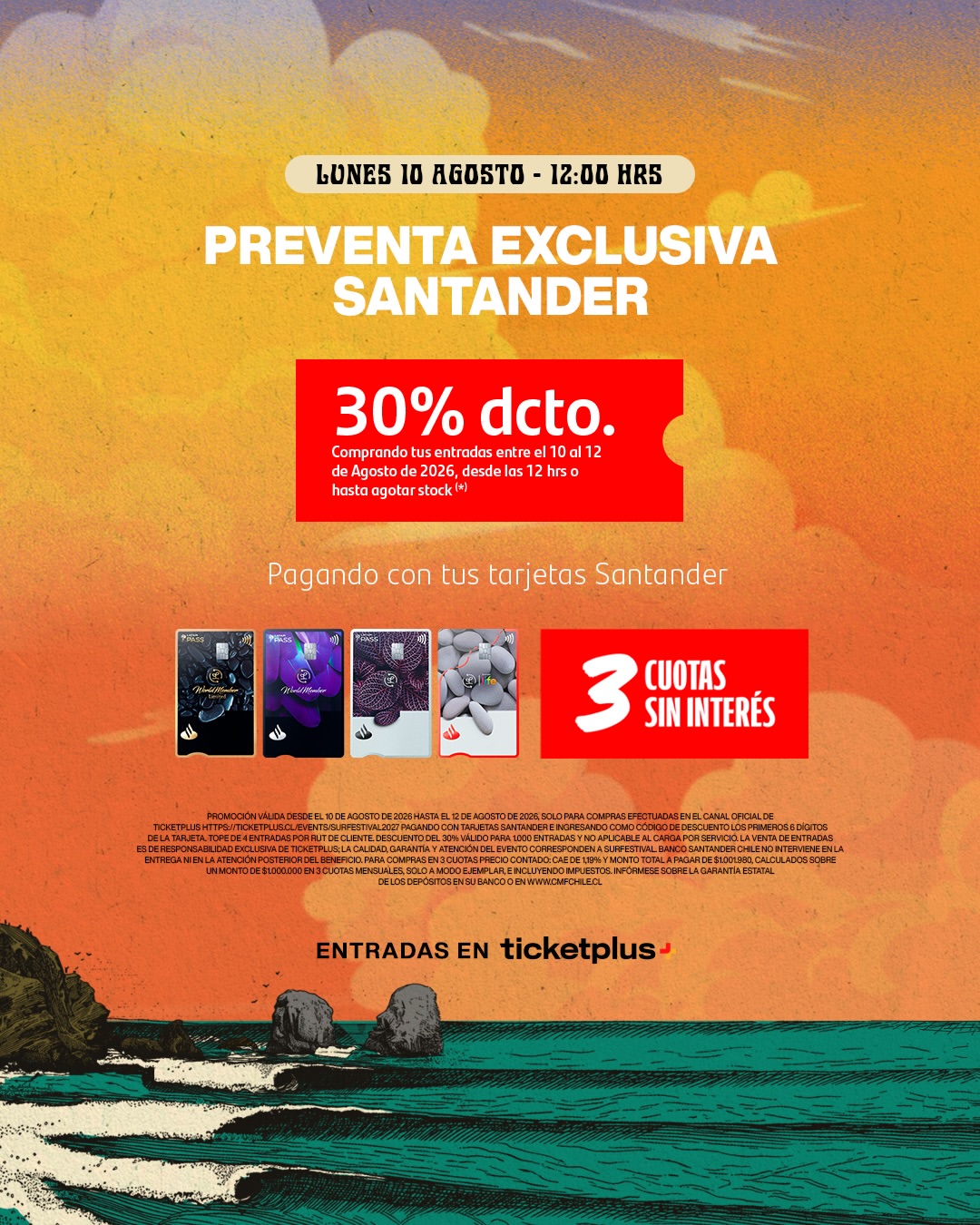 Surfestival 2027: Revelan cartel de artistas